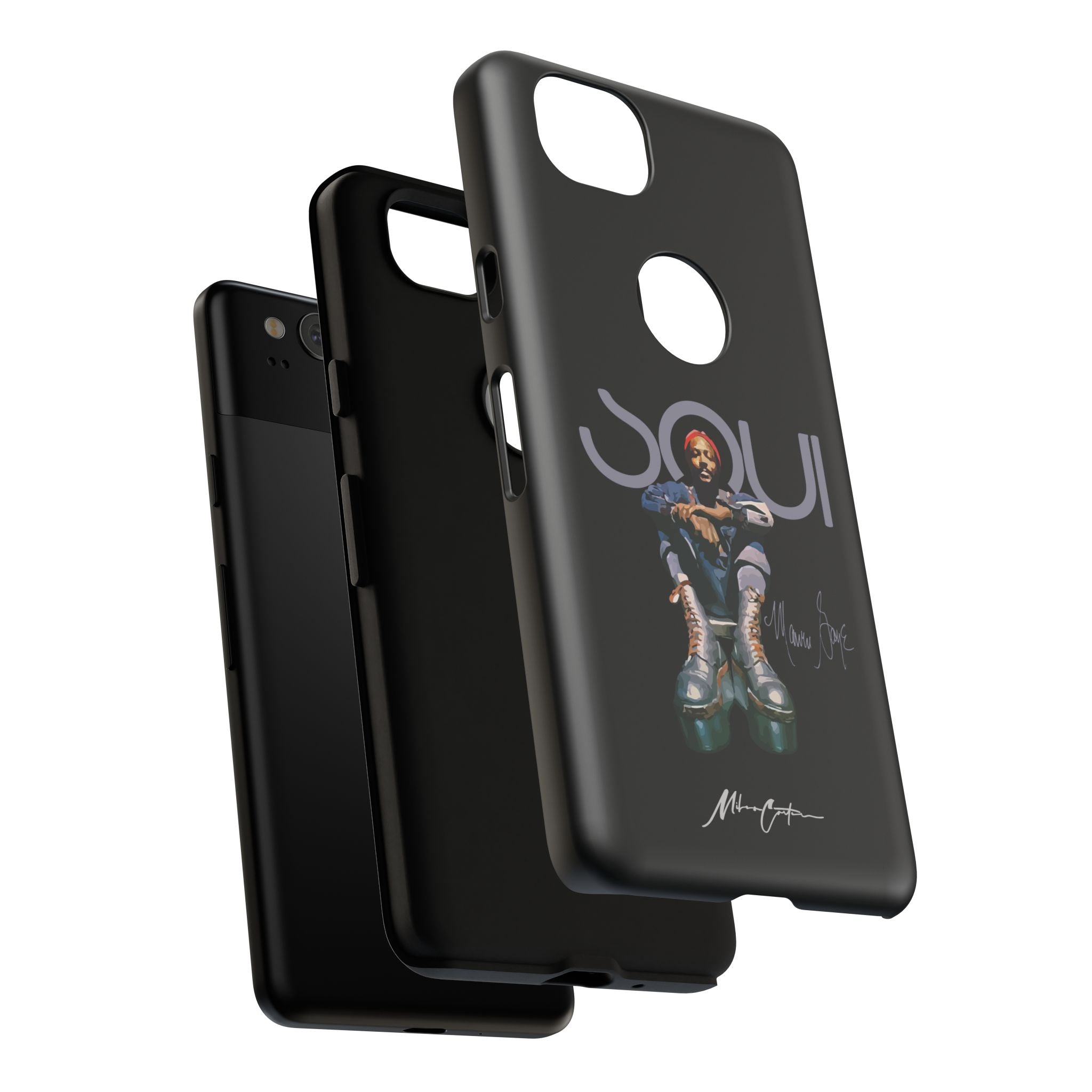 Marvin Gaye Phone Case – Rare Platform Boots Soul Legend Design | Miles Carter Collection