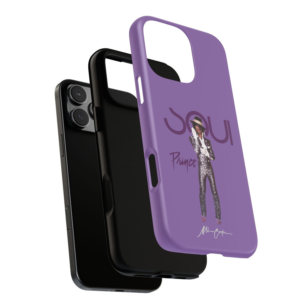 Printify Phone Case iPhone 16 Pro Max / Matte Prince Phone Case – Purple Icon & 80s Music Legend | Miles Carter Collection