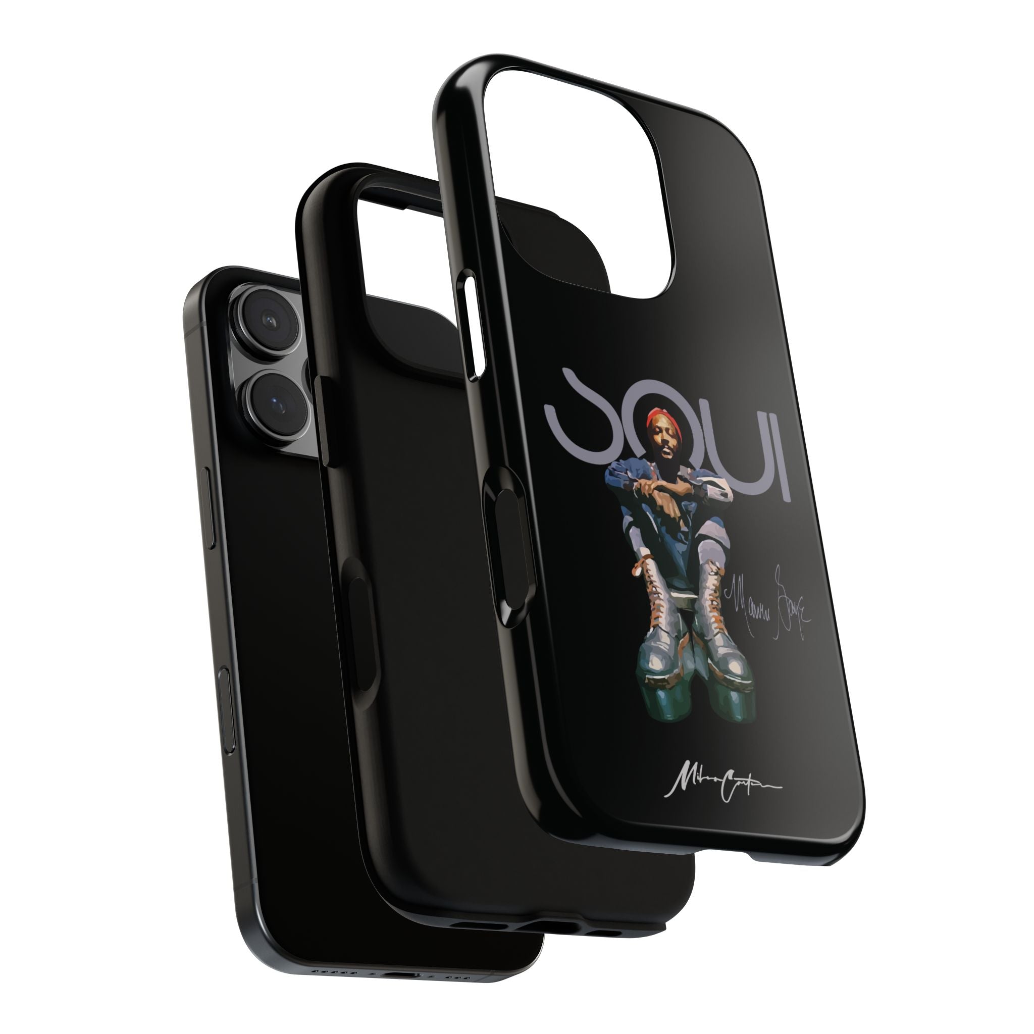Marvin Gaye Phone Case – Rare Platform Boots Soul Legend Design | Miles Carter Collection