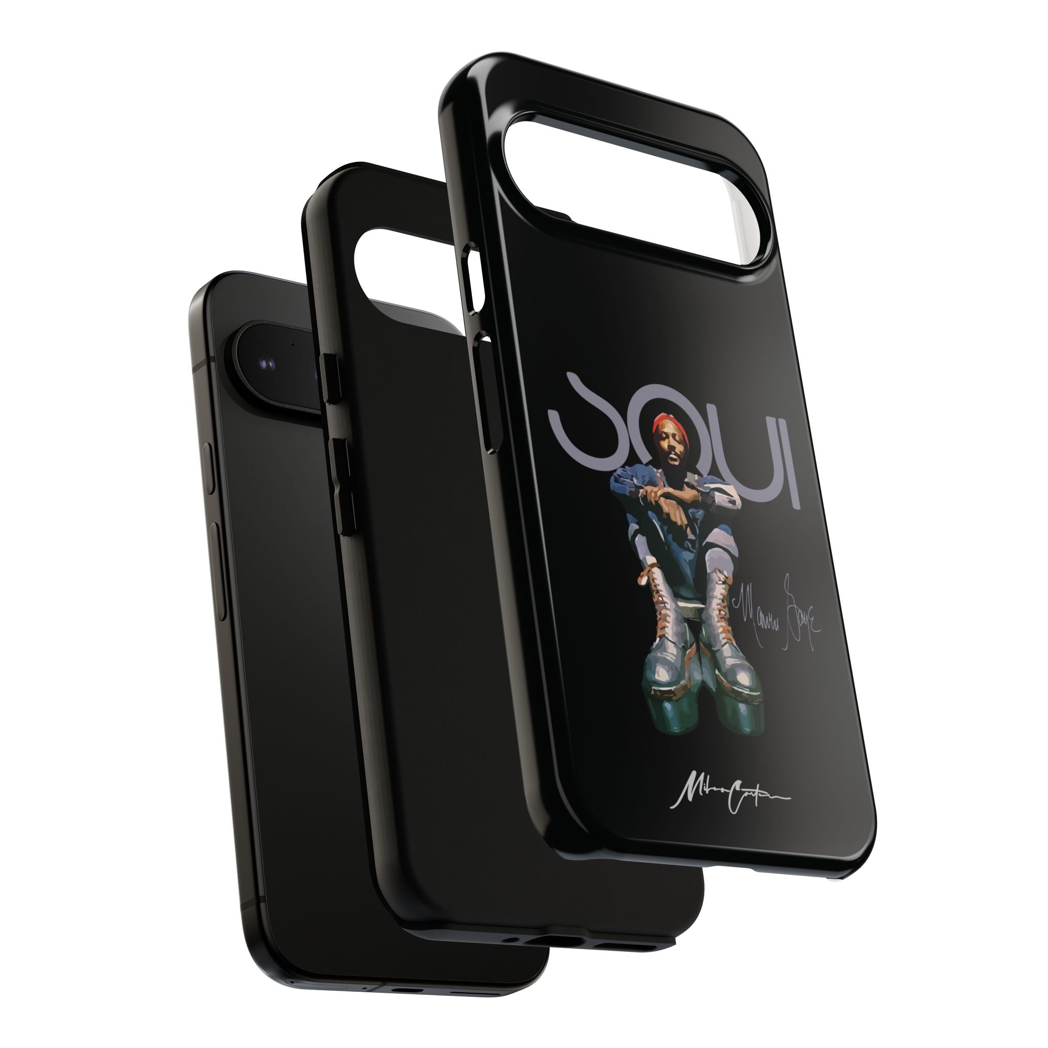 Marvin Gaye Phone Case – Rare Platform Boots Soul Legend Design | Miles Carter Collection