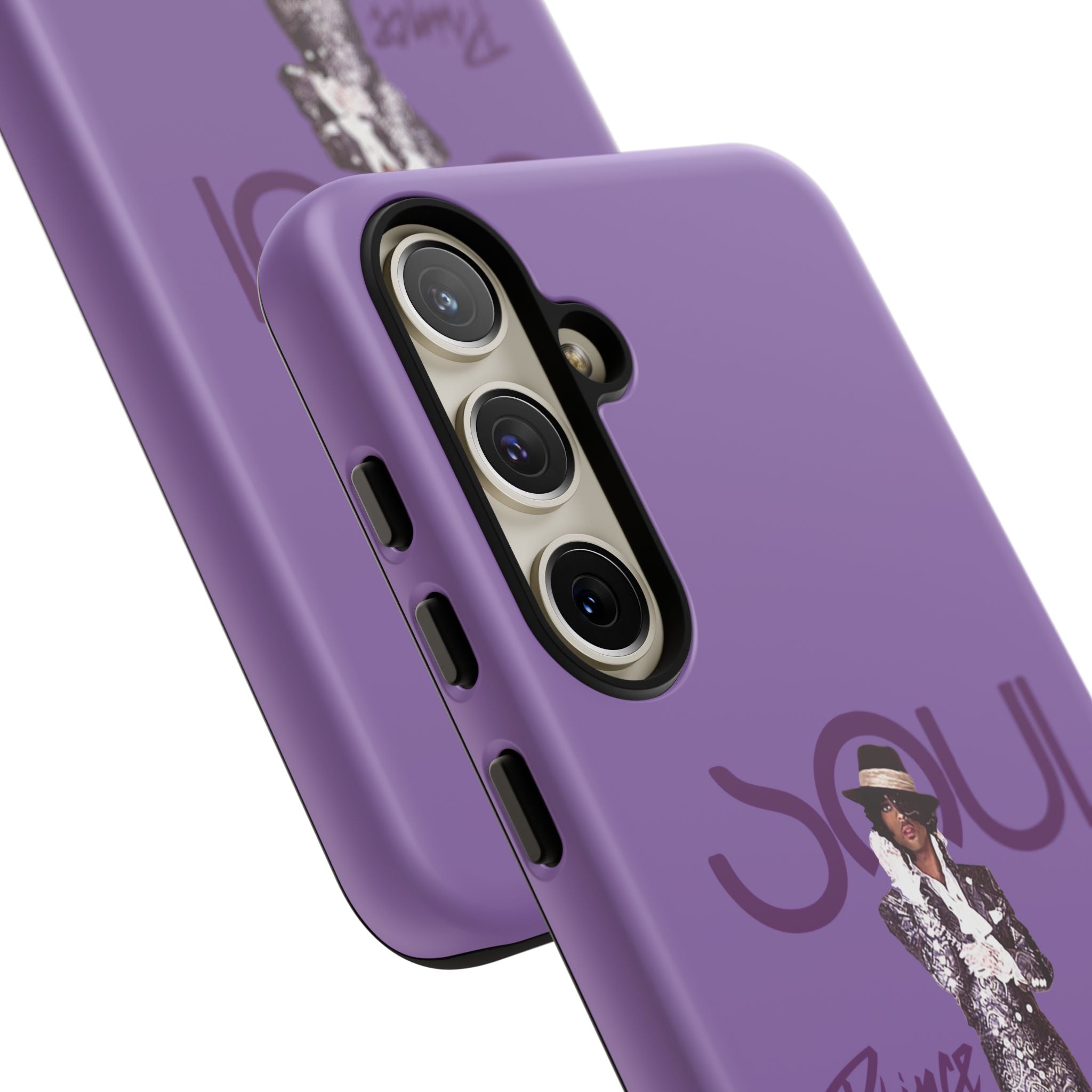 Printify Phone Case Samsung Galaxy S24 Plus / Matte Prince Phone Case – Purple Icon & 80s Music Legend | Miles Carter Collection