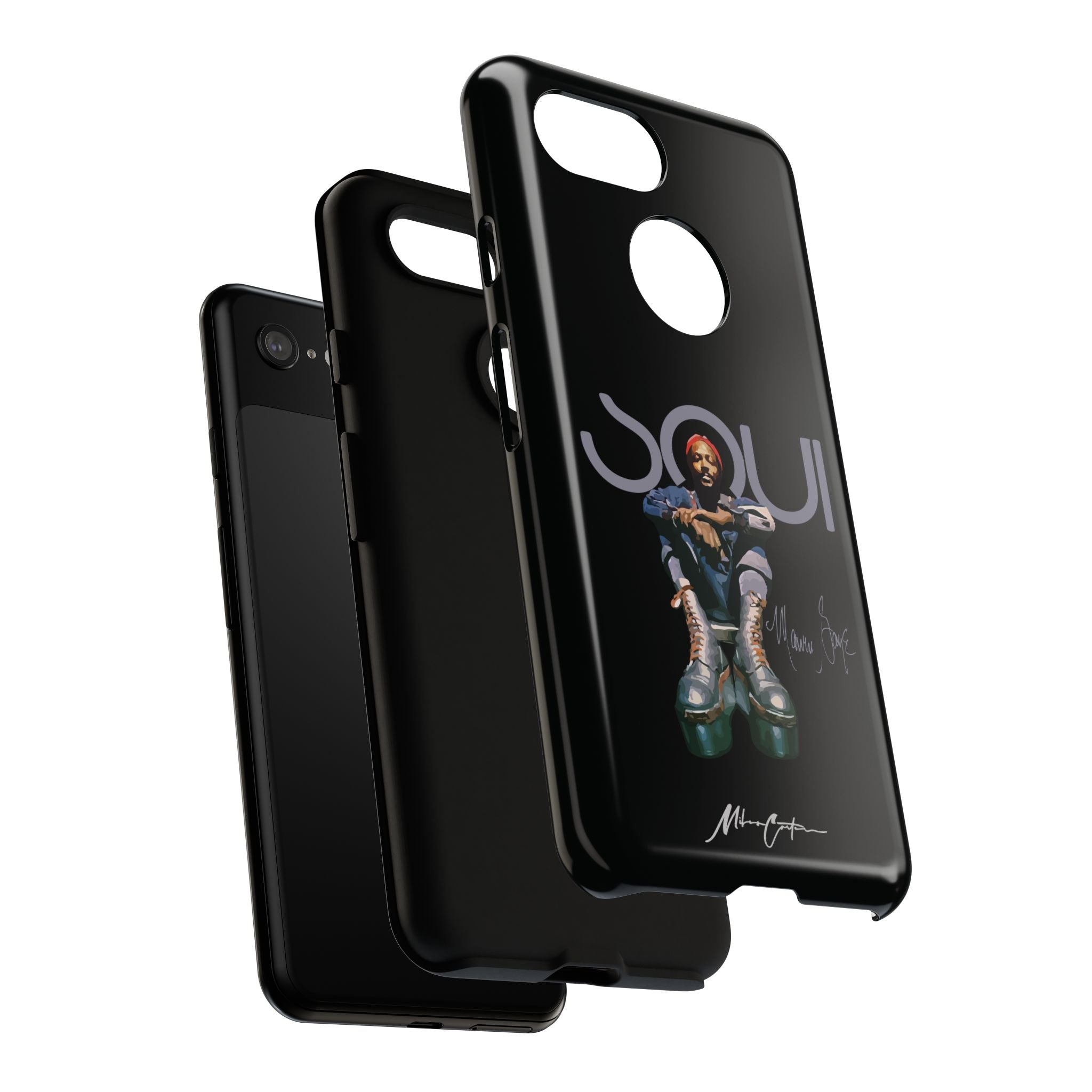 Marvin Gaye Phone Case – Rare Platform Boots Soul Legend Design | Miles Carter Collection