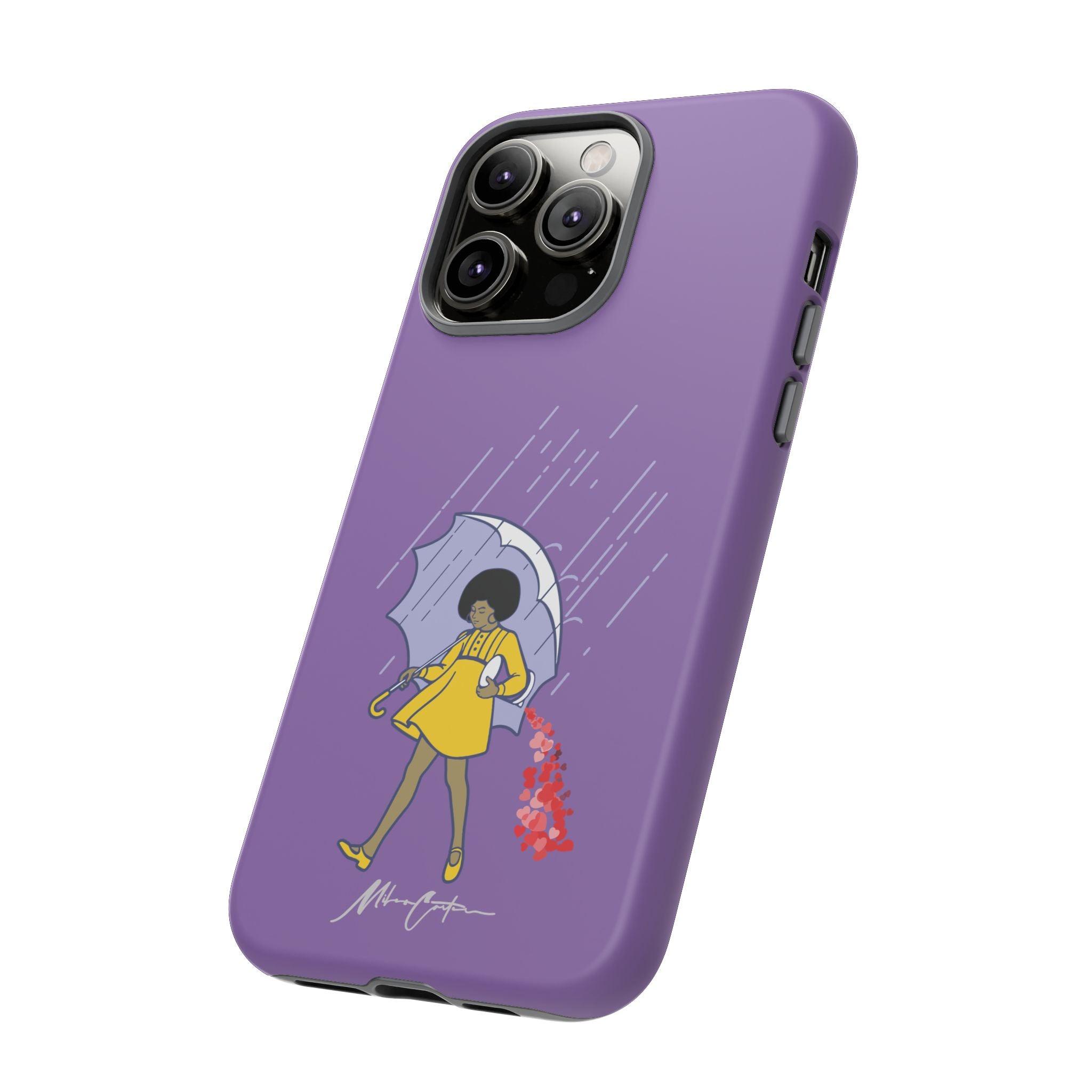 Printify Phone Case iPhone 14 Pro Max / Matte “Spread Love” Phone Case – Classic Series Positivity Design | Miles Carter Collection