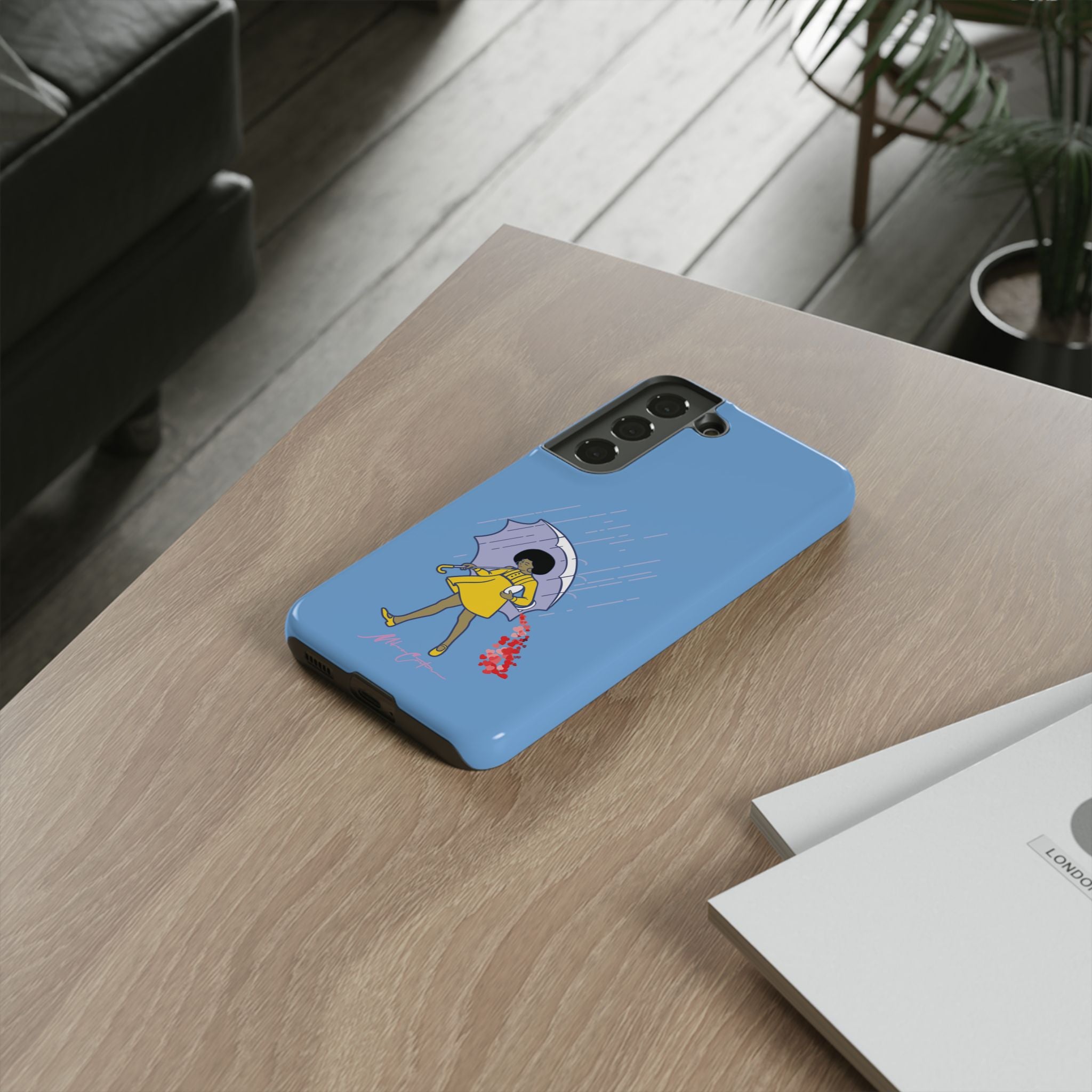 Printify Phone Case Samsung Galaxy S22 / Glossy “Spread Love” Phone Case – Classic Series Positivity Design | Miles Carter Collection