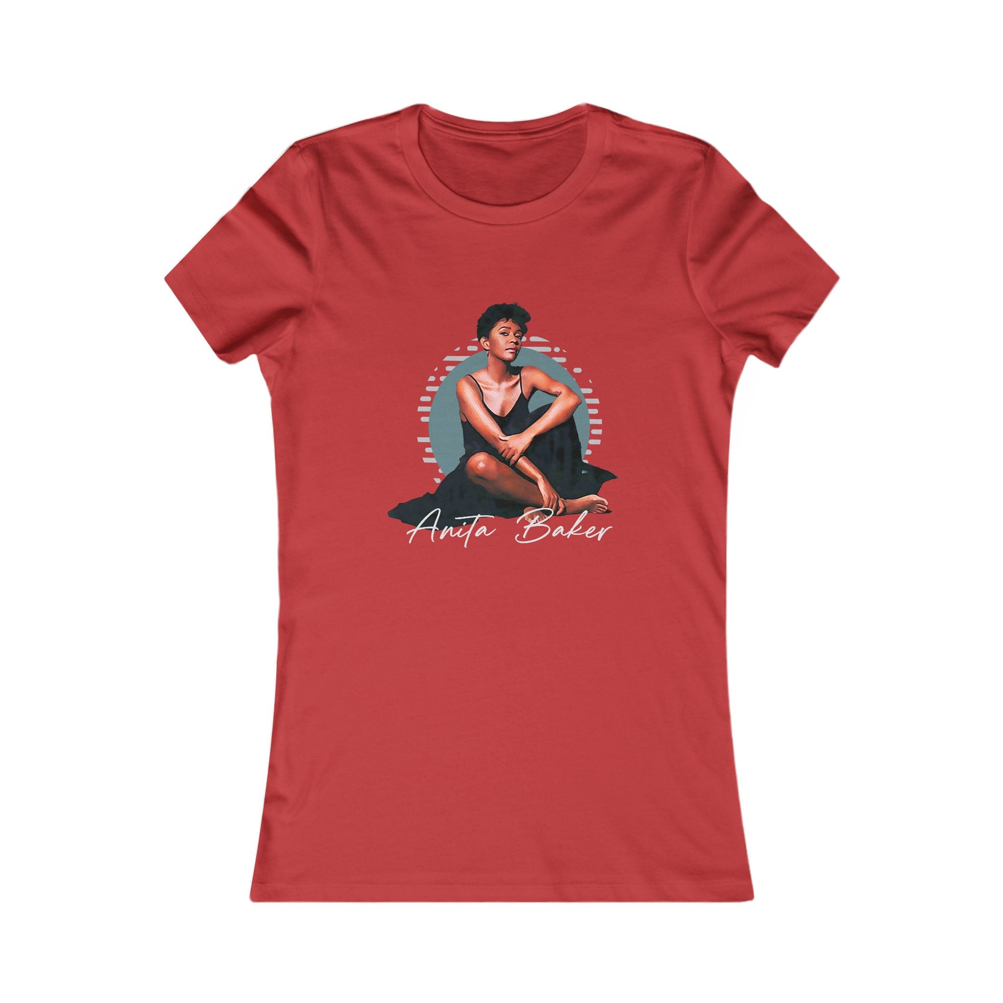 Printify T-Shirt S / Red Women's Anita Baker “The Songstress” | Soul Series