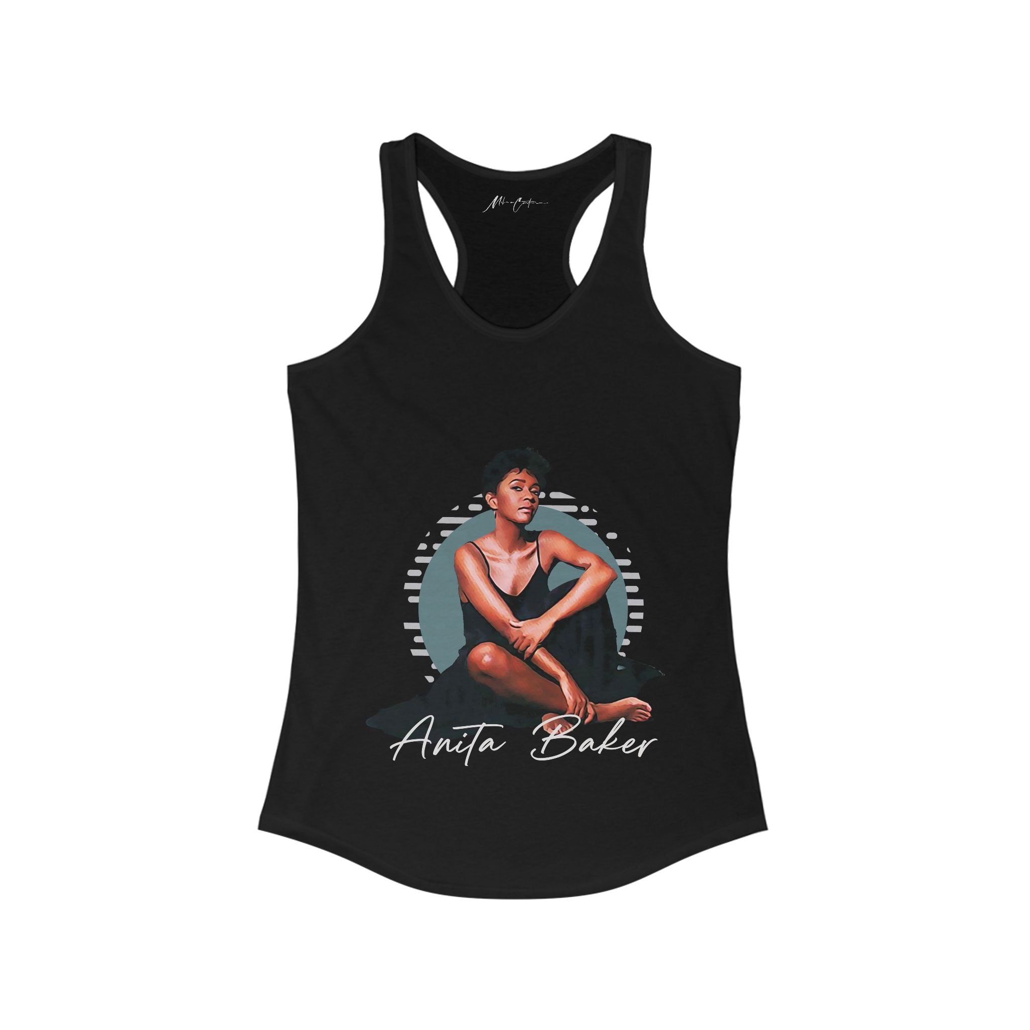 Printify Tank Top XS / Solid Black Women's Anita Baker “The Songstress” | Soul Series
