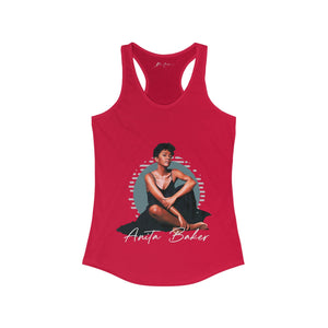 Printify Tank Top XS / Solid Red Women's Anita Baker “The Songstress” | Soul Series