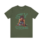 Printify T-Shirt Military Green / S Sly Stone "Psychedelic" | Soul Series