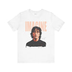 Printify T-Shirt White / S John Lennon IMAGINE Premium Vintage Graphic T-Shirt | Classic Series