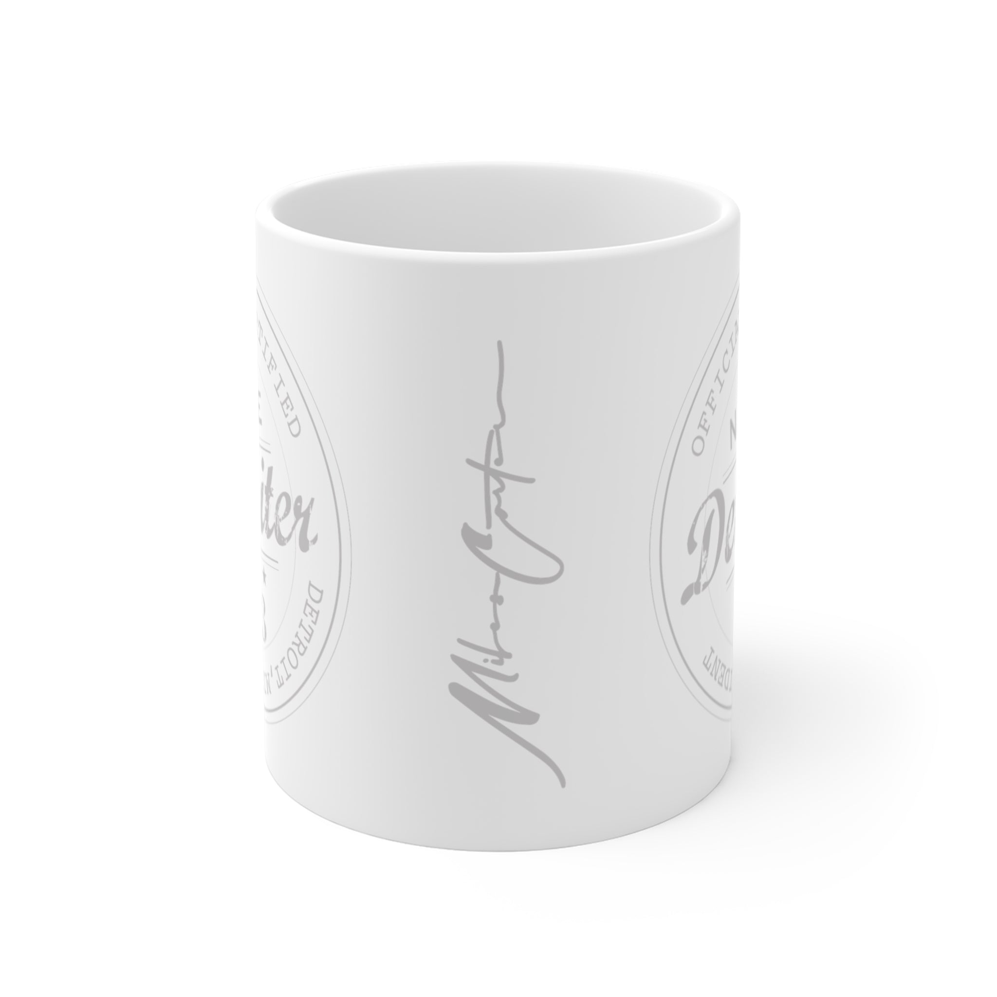 Printify Mug 11oz Native Detroiter Ceramic Mug – Signature Series Premium Drinkware | Miles Carter Collection