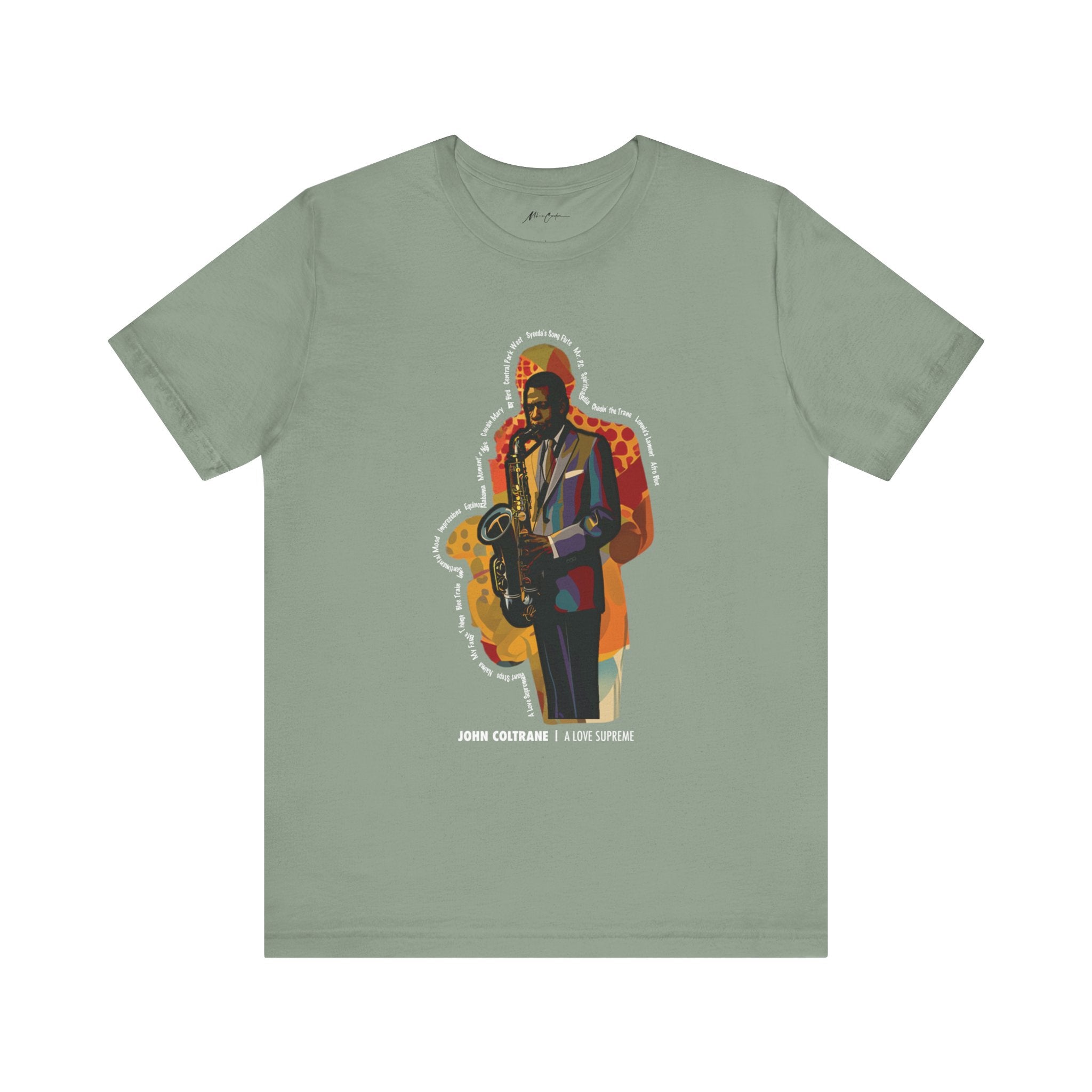 Printify T-Shirt Sage / XS John Coltrane “A Love Supreme” | Classic Series