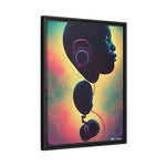 Printify Canvas 18″ x 24″ (Vertical) / Black / 1.25" Abstract Art Print – Premium Modern Wall Décor | Miles Carter Collection