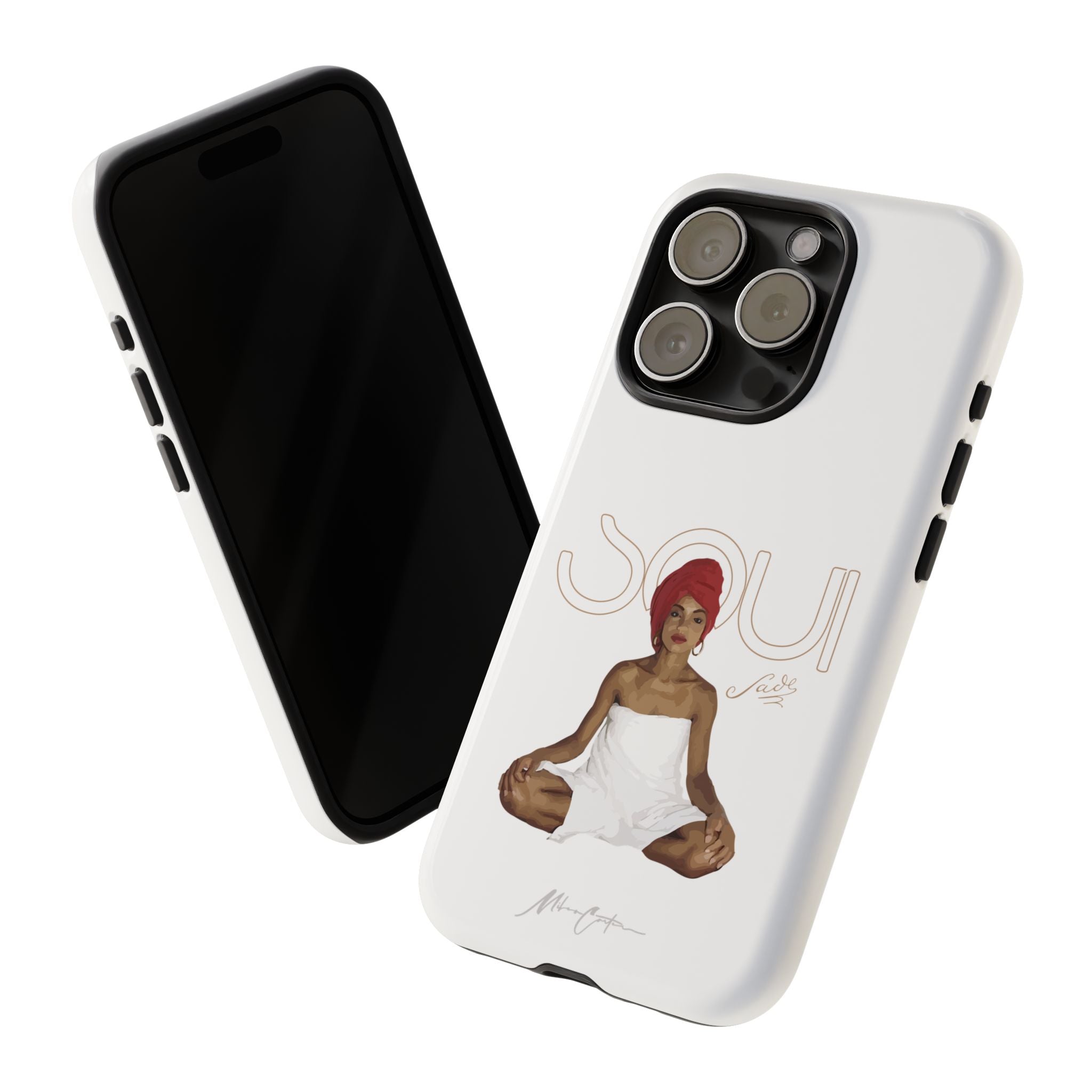 Printify Phone Case iPhone 15 Pro / Glossy Sade Phone Case – Timeless Soul & 80s Style Icon | Miles Carter Collection