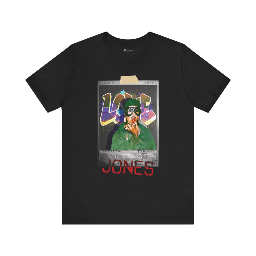 Printify T-Shirt Black / S Grace Jones “Polaroid” | Classic Series
