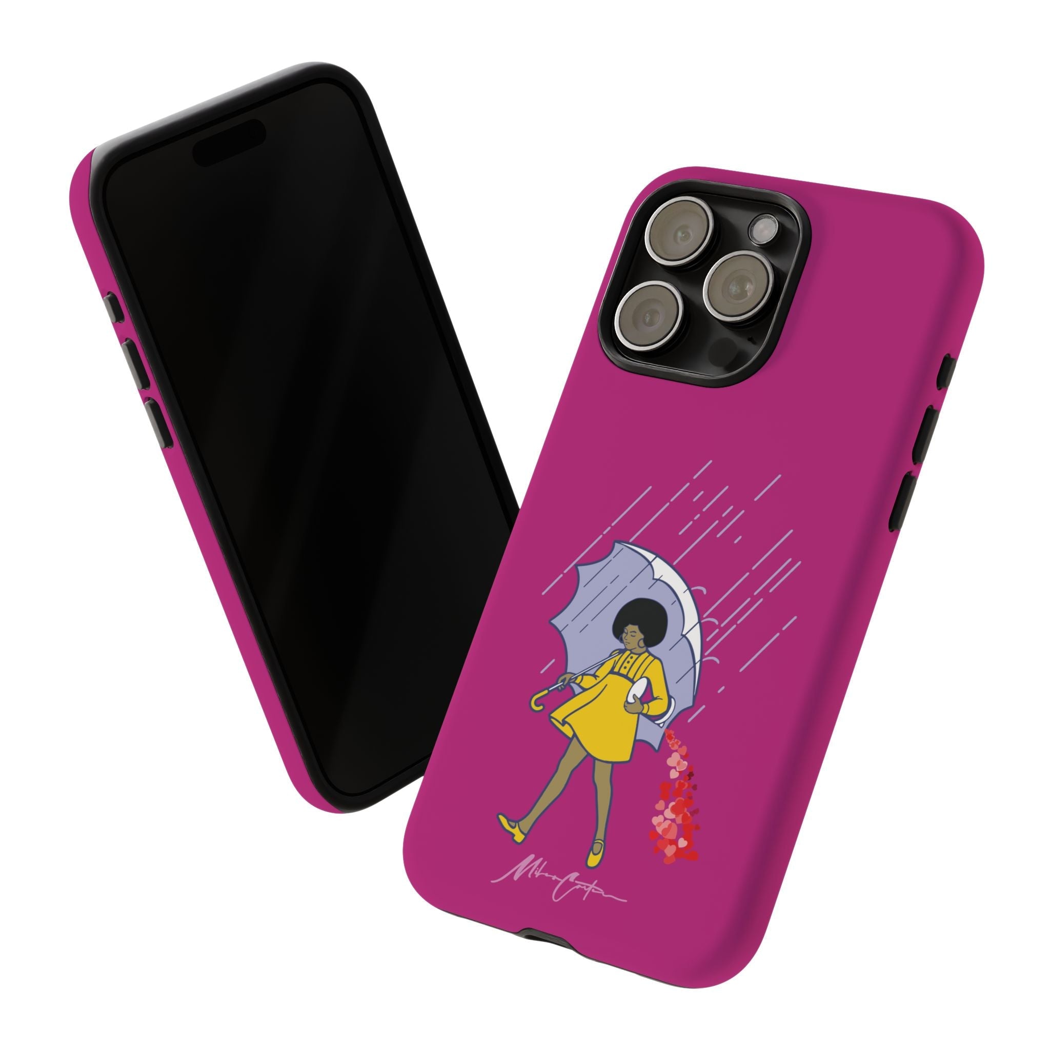 Printify Phone Case iPhone 15 Pro Max / Matte “Spread Love” Phone Case – Classic Series Positivity Design | Miles Carter Collection