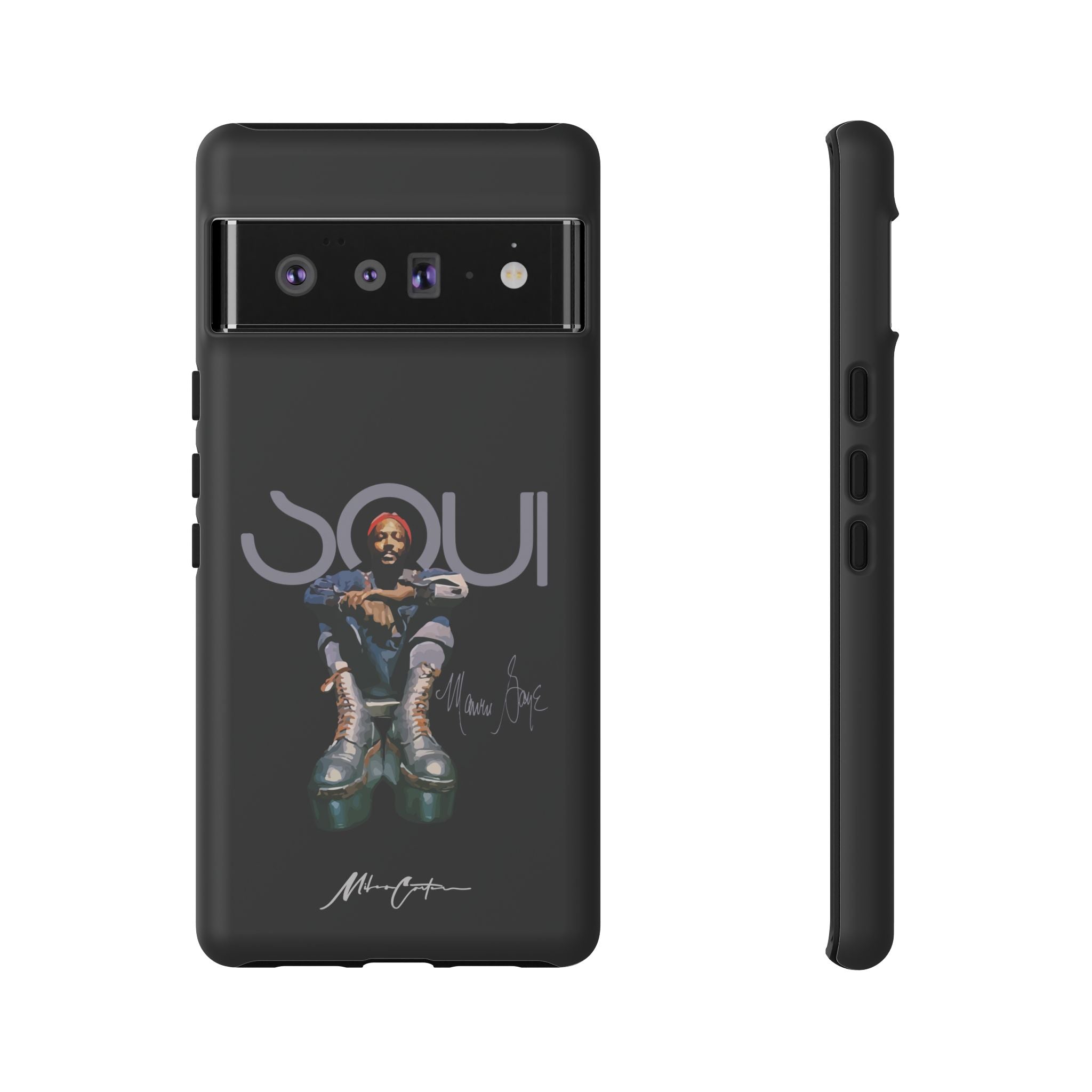 Printify Phone Case Google Pixel 6 Pro / Matte Marvin Gaye Phone Case – Rare Platform Boots Soul Legend Design | Miles Carter Collection