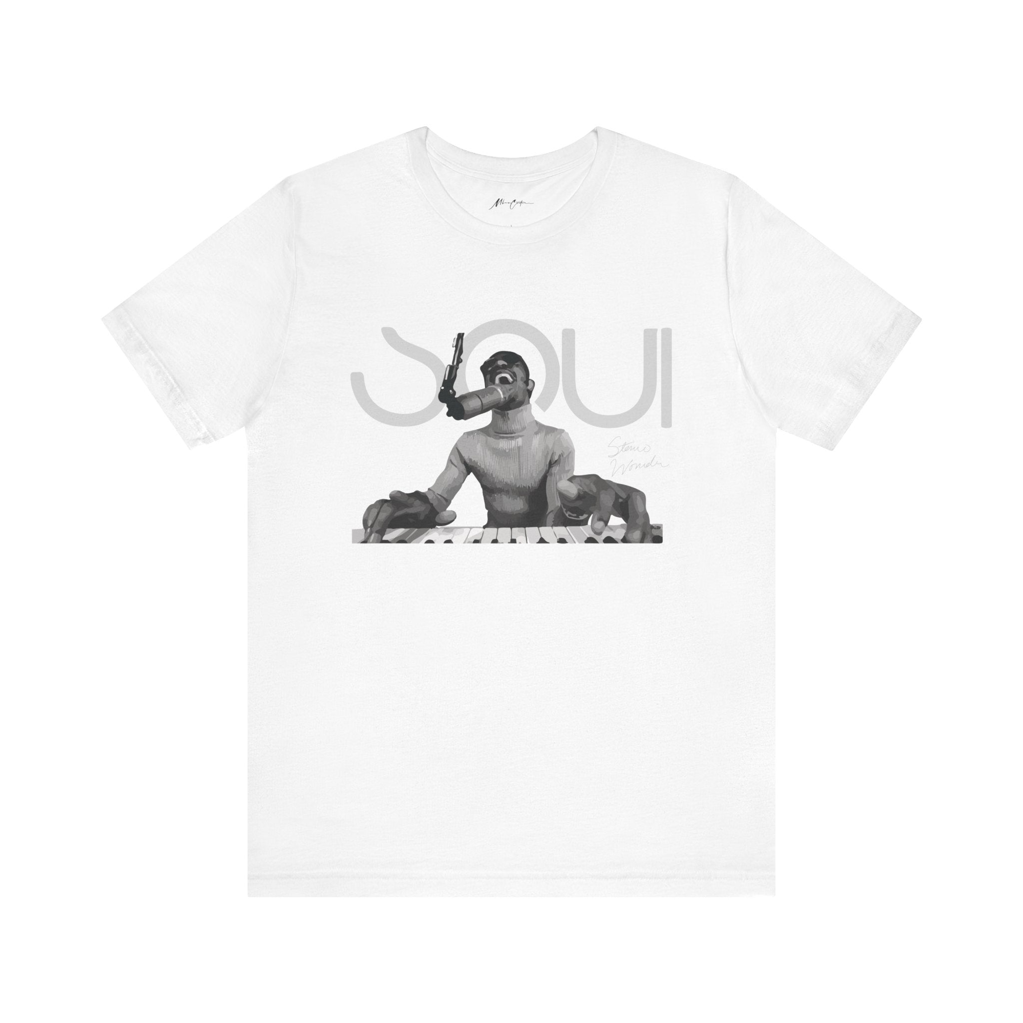 Printify T-Shirt White / S Stevie Wonder “Soul Genius” | Soul Series
