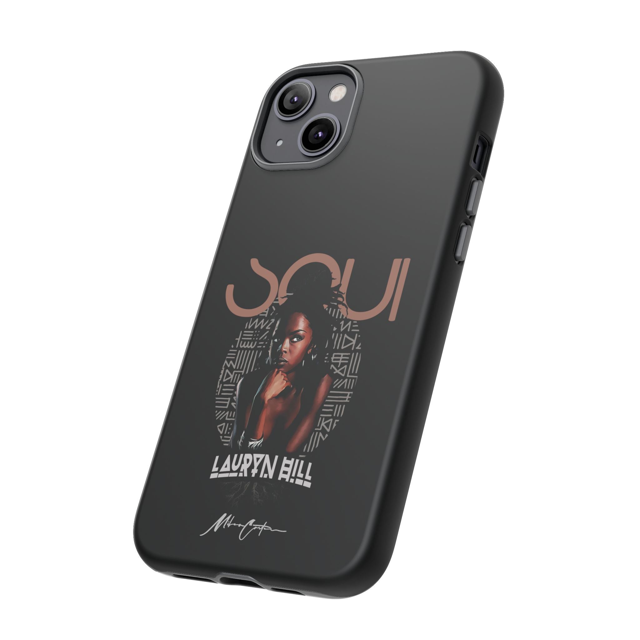 Printify Phone Case iPhone 14 Plus / Matte Lauryn Hill Phone Case – Premium 90s Hip-Hop & Soul Inspired Design | Miles Carter Collection
