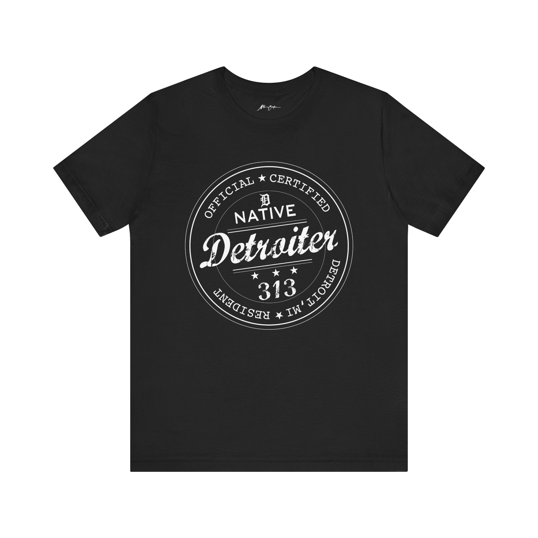 Printify T-Shirt Black / S Detroiter Native “313” Motor City | Classic Series