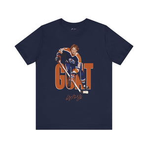 Printify T-Shirt Navy / S Wayne Gretzky "Lightning on Skates" | Goat Series